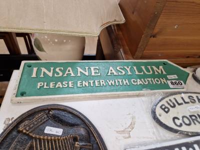ASYLUM SIGN