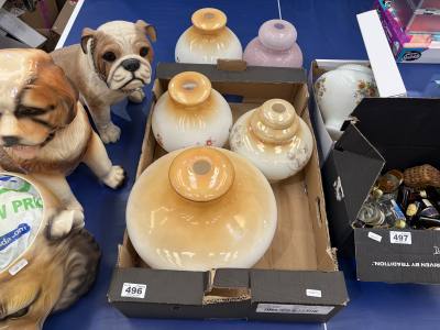 BOX OF LIGHT SHADES
