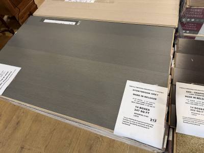 14 X BOXES OF FLOORING (STONEYBROOK GREY OAK)