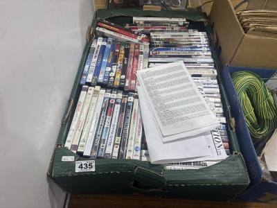 BOX OF DVDS