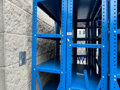 METAL DOUBLE SHELF BAY