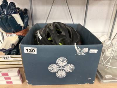 BIKE HELMET + DUMBBELLS
