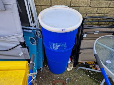2 STORAGE DRUMS