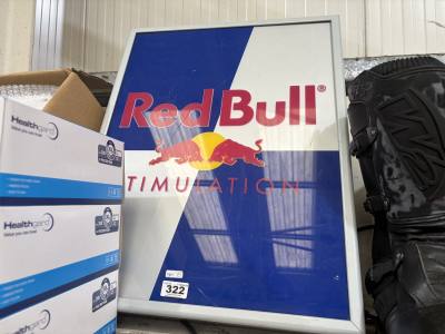 LIGHT UP RED BULL SIGN