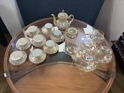 CZECHOSLOVAKIA TEA SET + OTHER 