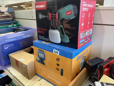 BOXED PAINT SPRAYER + LIGHT