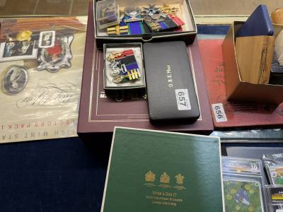 COLONEL GEORGE H. BAIRD OBE MEDAL GROUP DRESS + BOOK