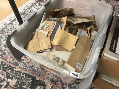 LARGE BOX OF STAMPS