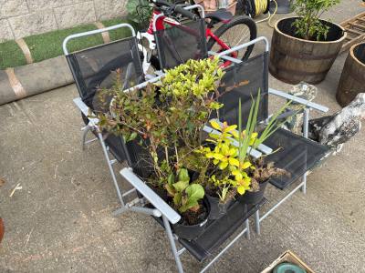4 X GARDEN CHAIRS
