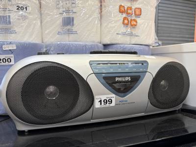 PHILIP RADIO + CASSETTE PLAYER