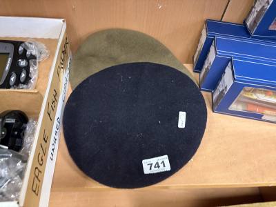 2 X ARMY BERETS 