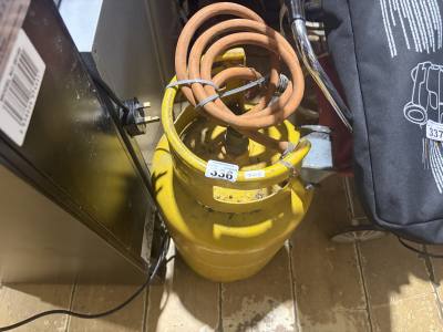 GAS BOTTLE + BURNER