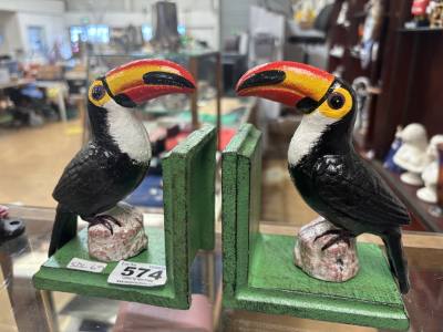 TOUCAN BOOKENDS