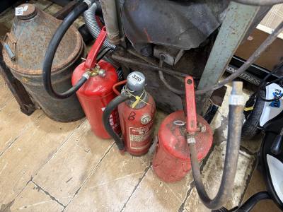 3 X FIRE EXTINGUISHERS