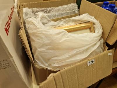 BOX OF PICTURE FRAMES