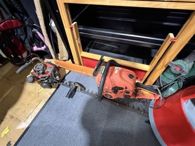 PETROL CHAINSAW + HEDGE CUTTER