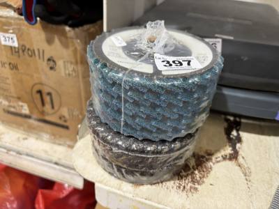 3 X PACKS OF SANDING DISCS