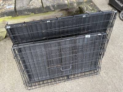 2 X DOG CAGES
