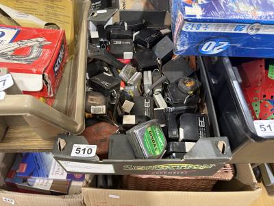 BOX OF MEASURING TAPES
