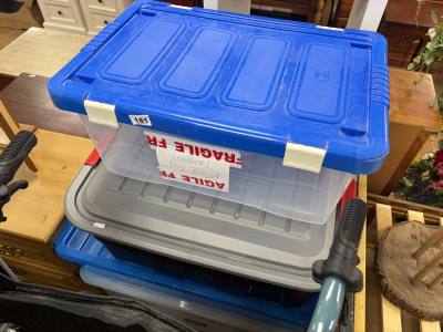 LOT OF STORAGE BOXES