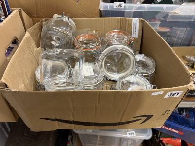 BOX OF JARS