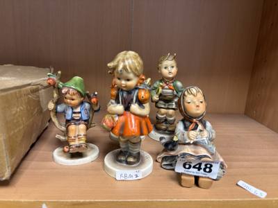 5 X GOEBEL FIGURES