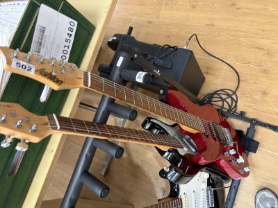 ASHTON ELECTRIC GUITAR + AMP
