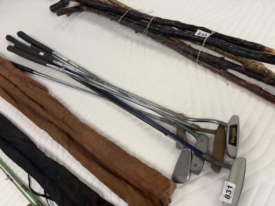 LOT OF GOLF CLUBS