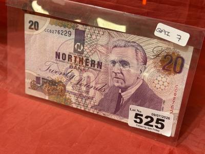 NORTHERN BANK £20 1999