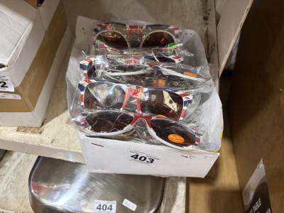 BOX OF SUNGLASSES