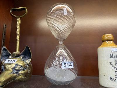 GLASS TWIST HOUR GLASS