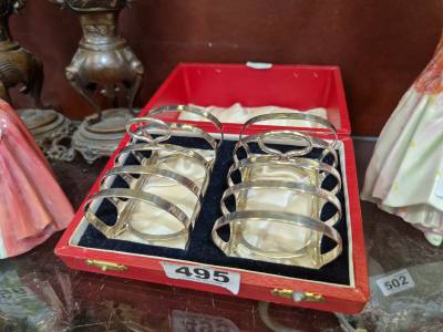 PAIR OF BOXED SILVER TOAST RACKS (119 GRAMS)