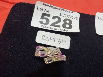 2 X SILVER DRESS RINGS
