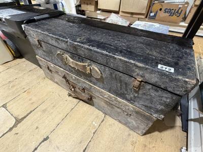 2 X VINTAGE TOOL BOXES + CONTENTS