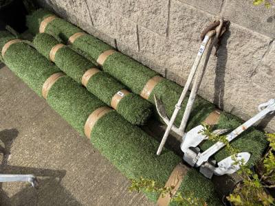 3 X ROLLS OF ARTIFICIAL GRASS
