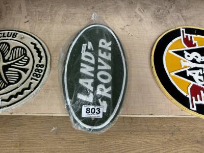 LAND ROVER SIGN