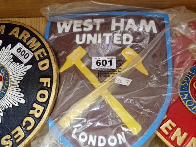 CAST WEST HAM SIGN
