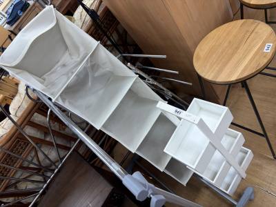 3 X BATHROOM UNITS + RAIL