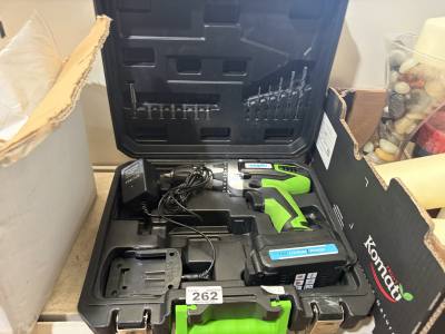 CASED BATTERY DRILL