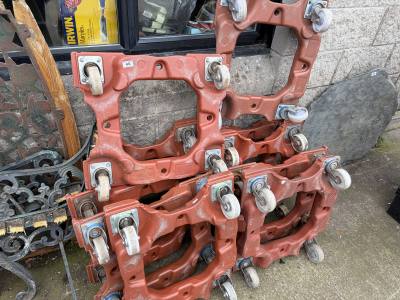 LOT OF WHEELED TROLLEYS