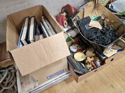 3 X BOX LOTS + BOOKS