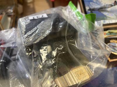 BAG OF WATCHES + BADGES