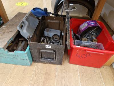 3 X BOXES OF TOOLS