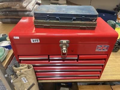 TOOL BOX + 2 X SOCKET SETS
