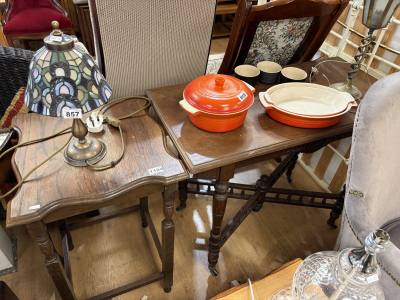 2 X EDWARDIAN TABLES