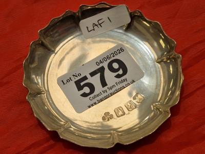 IRISH SILVER PIN DISH