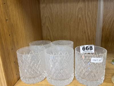 5 X TYRONE SLIEVE DONARD TUMBLERS