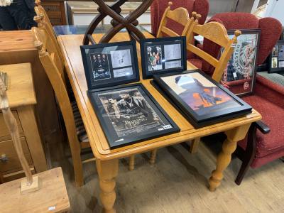 PINE DINING TABLE + 4 X CHAIRS