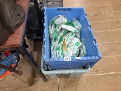 BOX OF WORK MASKS + SUITS