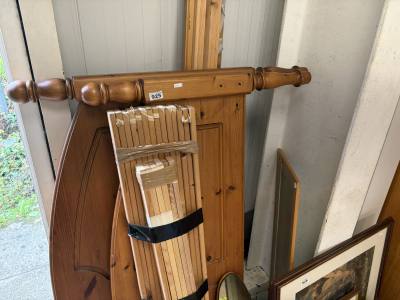 PINE DOUBLE BED FRAME